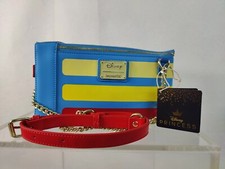 BOLSO BANDOLERA LOUNGEFLY DISNEY PRINCESA BLANCO NIEVE COSPLAY PASTEL NUEVO CON ETIQUETAS