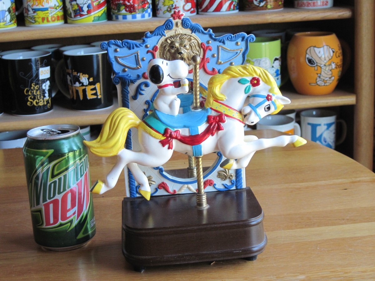 80s Willits スヌーピー メリーゴーランド オルゴール/ヴィンテージ