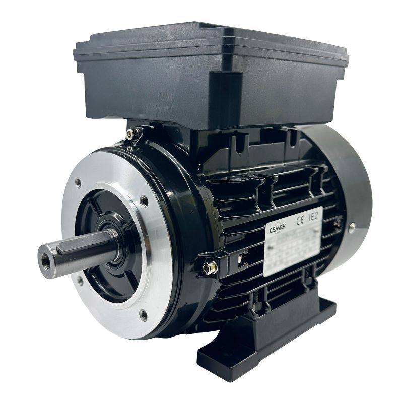 Moteur Électrique Monophasé 220V 1.5 CV 1500 Tr/min B34 pour Compresseur et Pompe de Levage