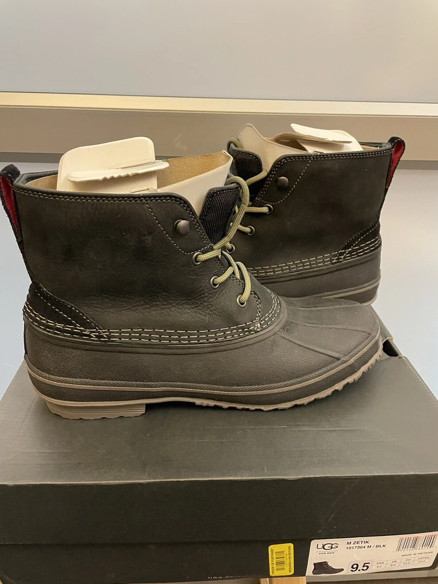 UGG M Zetik blk sz 9.5 NEW eBay