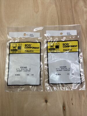 ECG 9685 HTL Digital IC Binary Counter Lot Of 2  / NTE9685