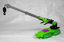 SILVERLIT VTG 80's GALAXY SERIES MULTIMAC GREEN CRANE TRUCKER FRICTION TOY