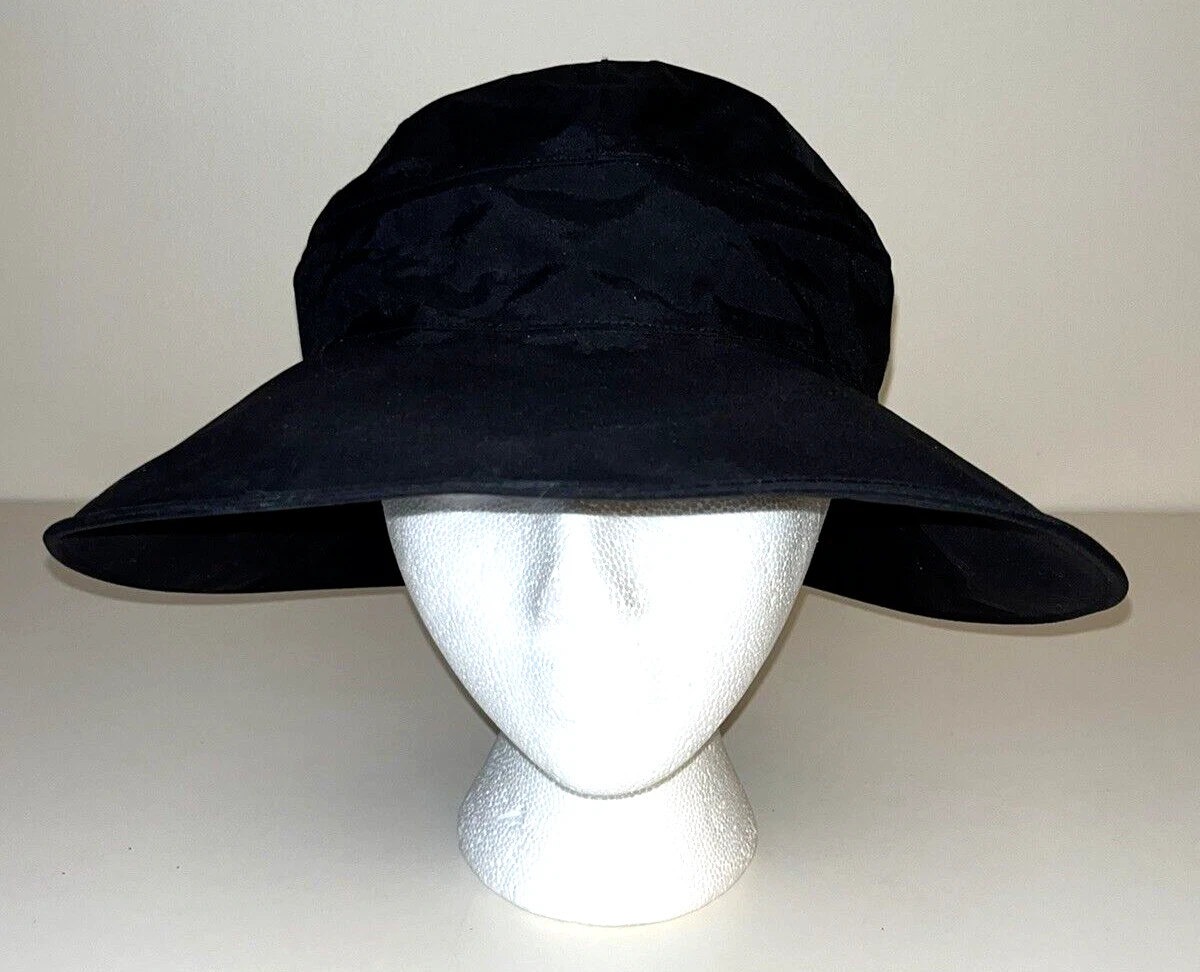 JACK WOLFSKIN TEXAPORE ECOSPHERE BLACK NYLON HAT WOMEN S SIZE