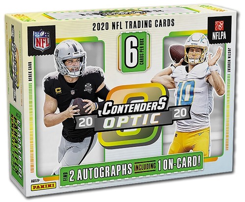 2020 Panini CONTENDERS OPTIC Football 10 AUTO/MEMO HITS + PSA Mystery Box BURROW