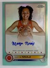 2022 Topps Chrome McDonald's All American Basketball Aqua Refractor Maya Nnaji #CA-MN