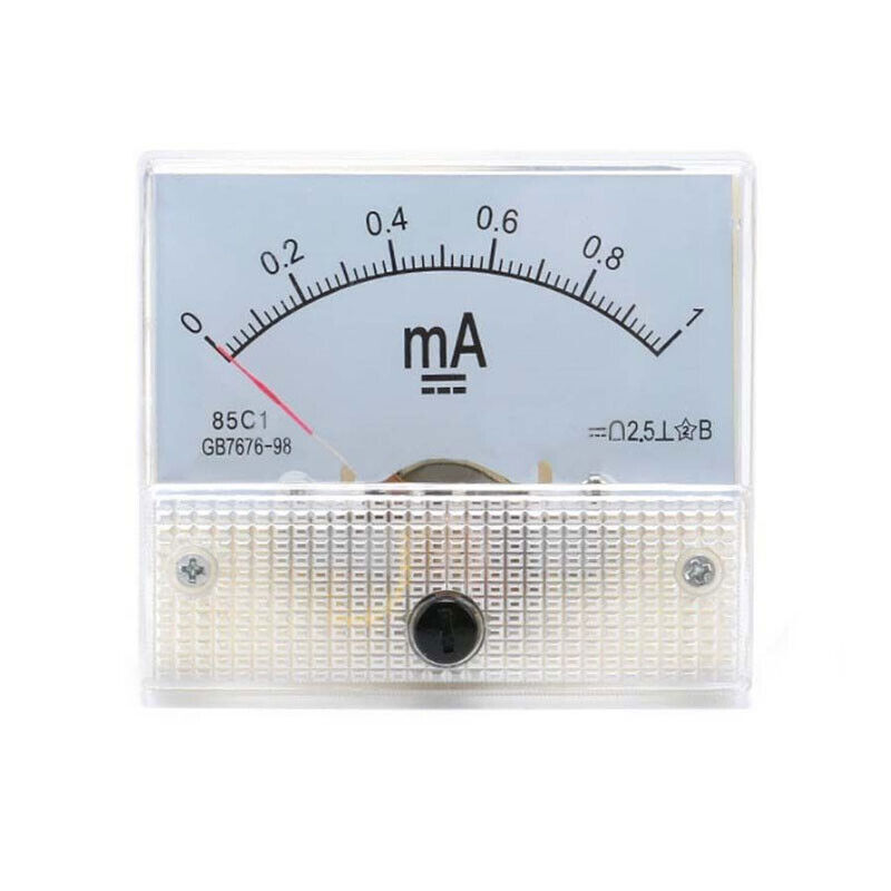 Panel Ammeter Gauge 85C1 Analog – 0-10A DC Current Meter, For - Foto 6