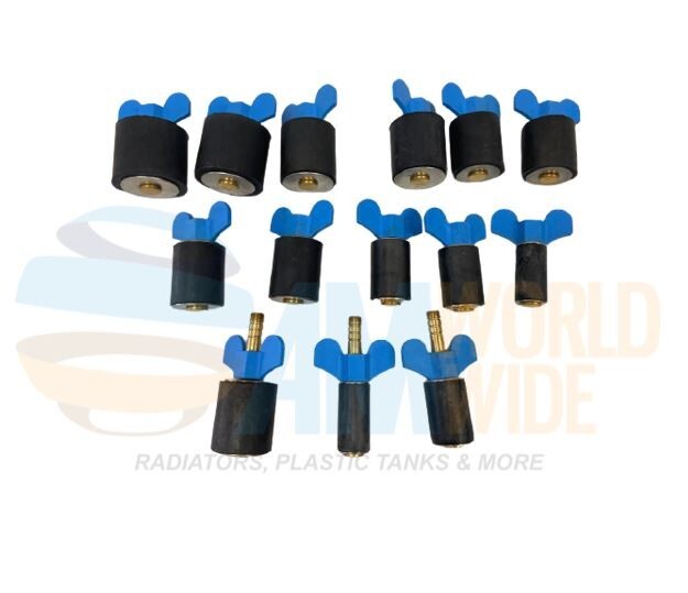 Radiator Repair Brass Test Plugs - Set of 14 Brass Plugs - AM Worldwide ...