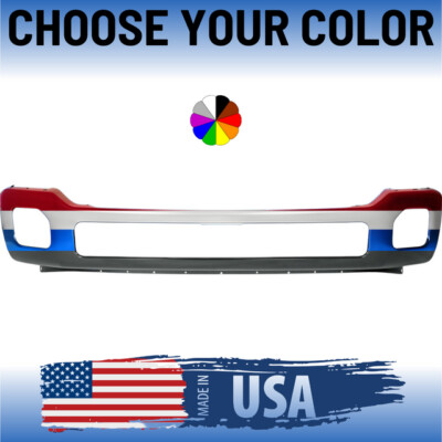 NEW Choose Your Color Front Bumper For 2011-2016 Ford F-250 F-350 Super Duty