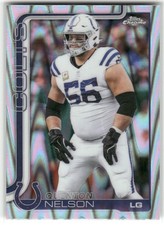 2025 Topps Chrome Football Quenton Nelson #144 Raywave