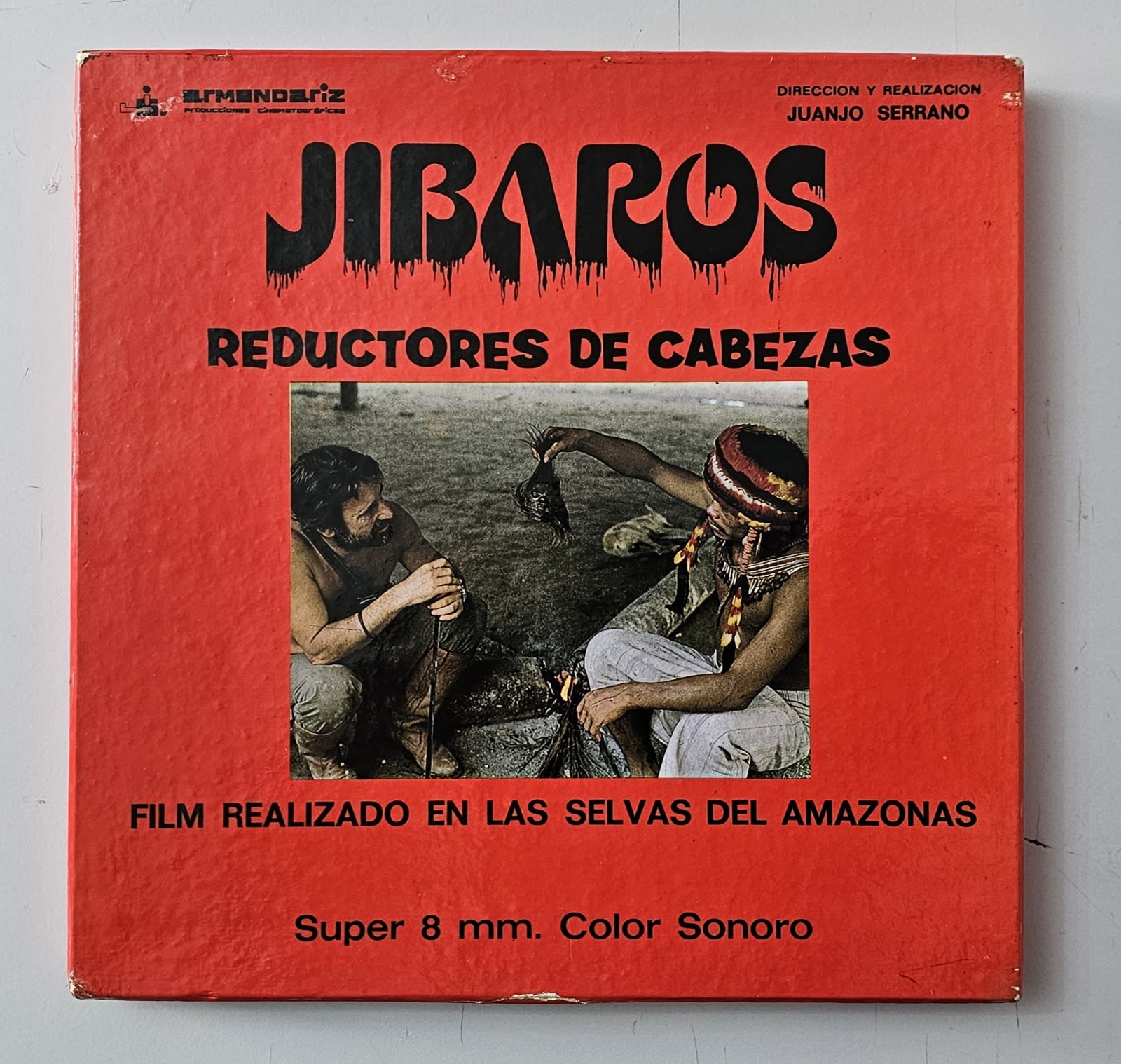 Super 8mm JIBAROS REDUCTORES DE CABEZAS Spain 1970s Color Sonoro Shrunken Head
