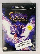 Legend of Spyro A New Beginning Nintendo GameCube Game Case Tested No Manual