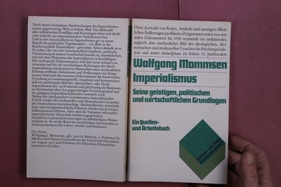 430543 Wolfgang Mommsen IMPERIALISMUS Hoffmann und Campe Seine geistigen,