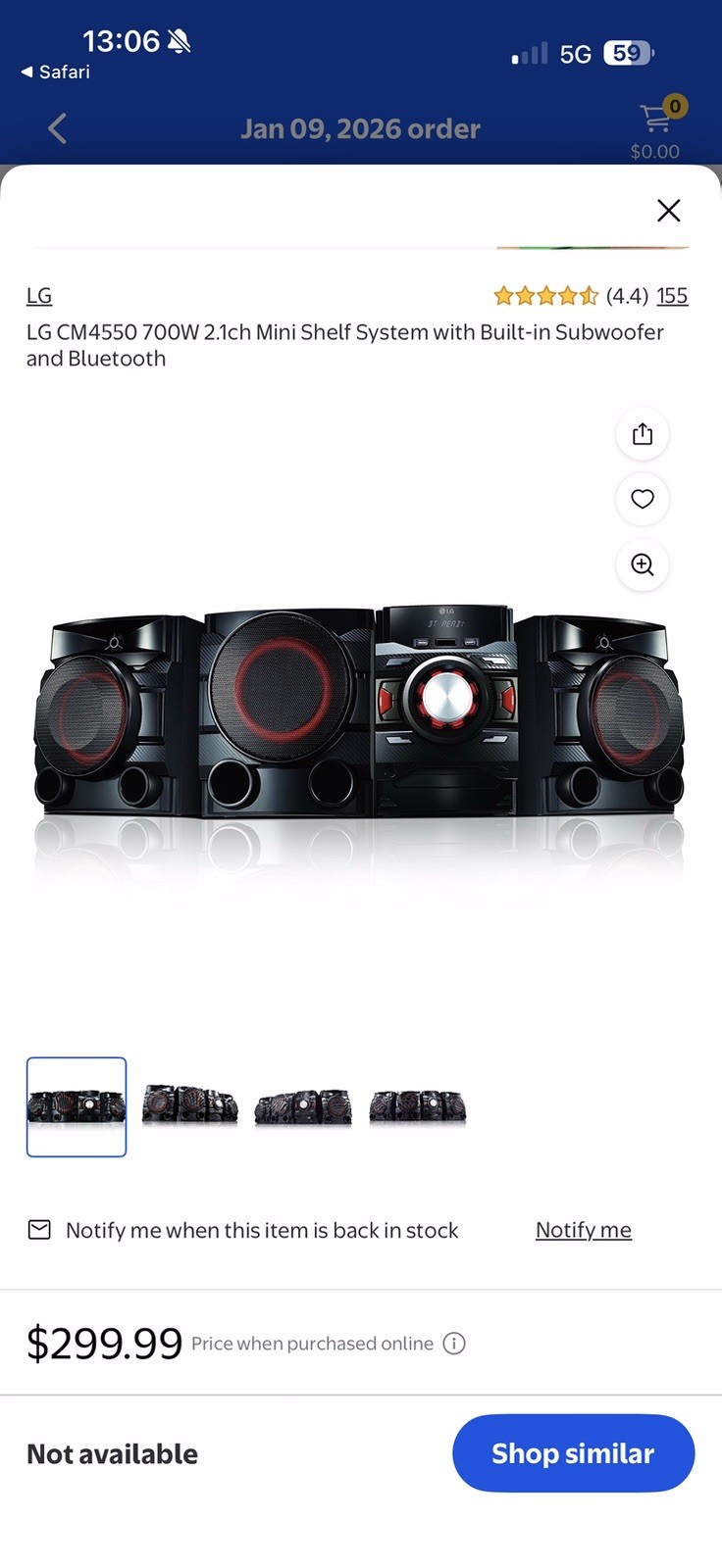 Black Bluetooth Built-in Subwoofer