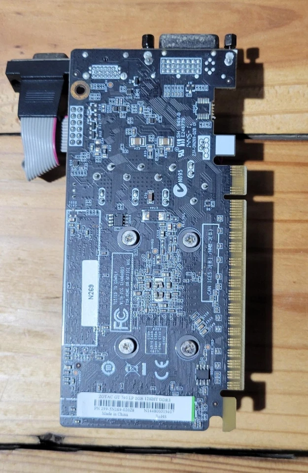 Zotac NVIDIA Geforce GT 740 LP 2GB Graphics Card - 299-5N269-020Z8 - Tested - Image 2 of 3