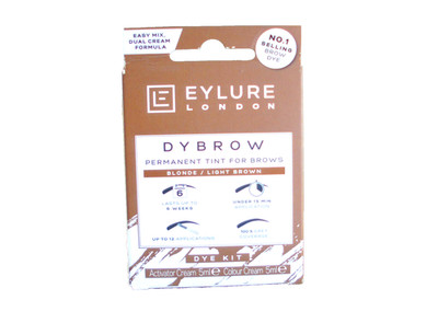Eylure Dybrow Blond - Hellbraun Augenbrauen Tönungsset - Permanent Brow Dye
