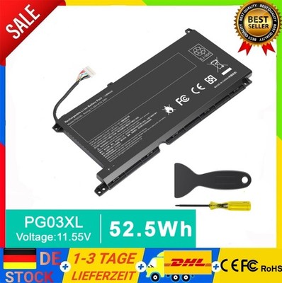 PG03XL Laptop-Akku für HP Pavilion Gaming 15-DK 15-dk0000 15-DK0125TX Series