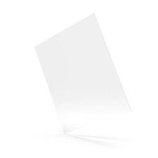 0.3mm Thick Opaque White Styrene Sheet - 245x195mm, New, 3 Units