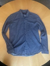 BURBERRY PRORSUM Vintage Long Sleeve White Shirt Small IT: 41 Mens Made In Italy