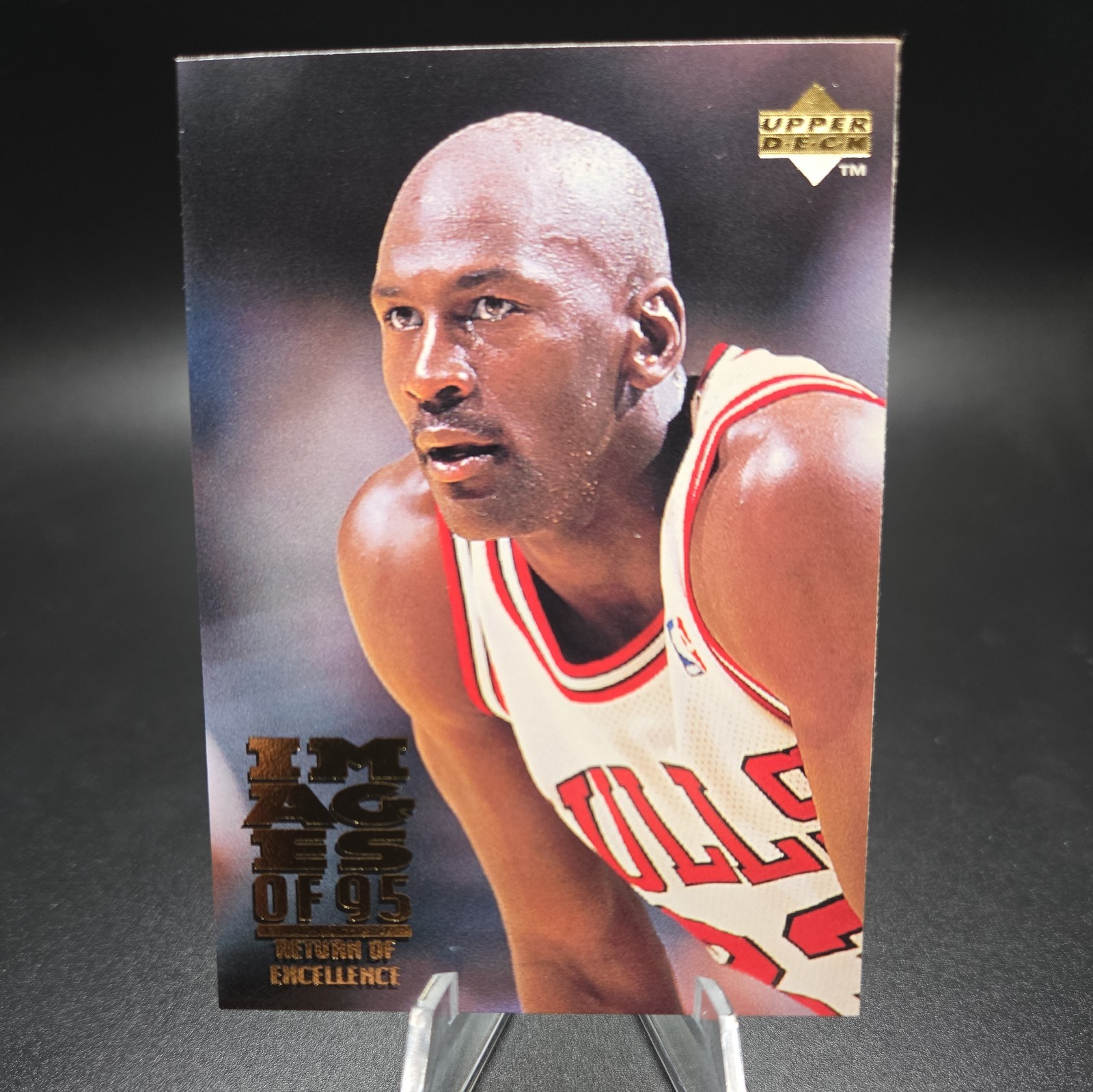 1995-96 Upper Deck Electric Court #335 Michael Jordan Bulls