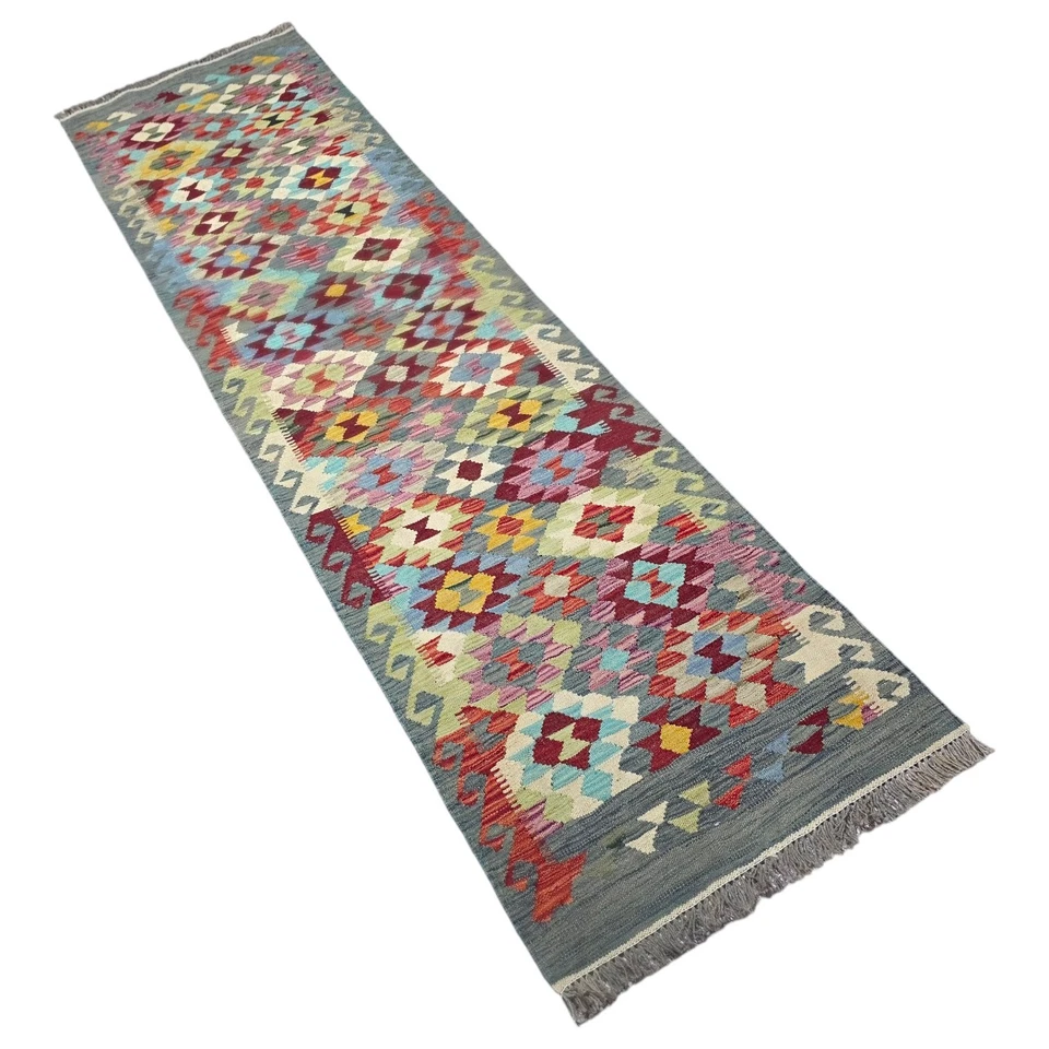 Tapis Couloir Maimana – Tissé Main à Plat - Photo 4/4