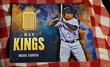 2021 Diamond Kings Bat Kings Miguel Cabrera game used bat relic TIGERS **READ 