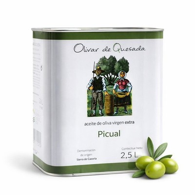 2,5 L Olivenöl aus Spanien, Picual Oliven,Extra Nativ, Olivar de (17,60 EUR/l)