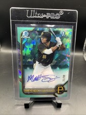 2022 Bowman Sapphire Edition - Chrome Prospects Autograph Matt Fraizer Aqua /99