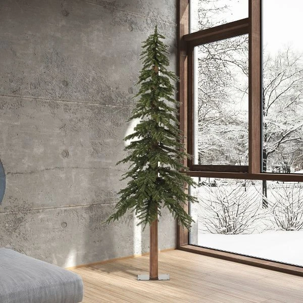 Árbol de Navidad artificial alpino natural Vickerman 7' x 44" Foto 3 de 3