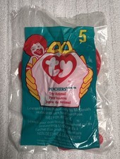Ty 1998 McDonald  s Teenie Beanie Babies 5 Pinchers Lobster Sealed/NEW