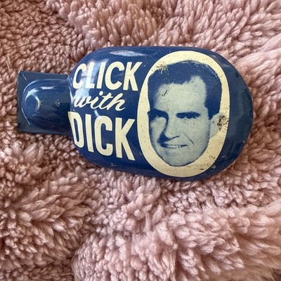 CLICK with DICK clicker  2 1/2  x 1 1/4 