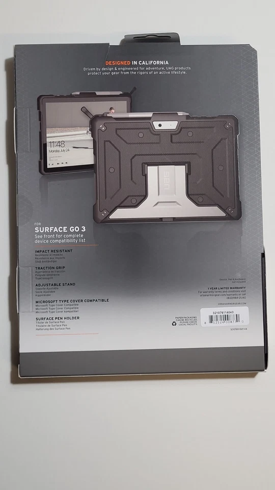 URBAN ARMOR GEAR UAG Designed for Microsoft Surface Go 3 / Surface Go 2... - Image 2 of 2