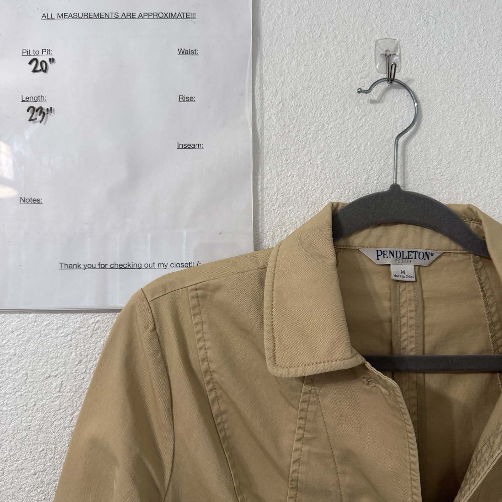 Pendleton Womens Day Lightweight Jacket Blazer Pe… - image 6