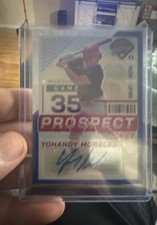 2024 Panini Prospect Edition - Yohandy Morales #161 Blue Wave Prizm...