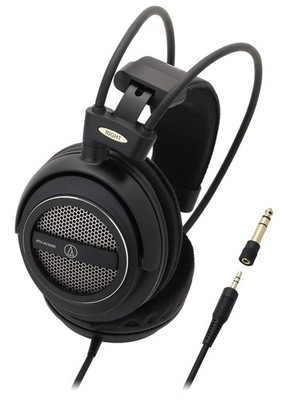 Audio Technica ATH-AVA500 Open-Back Wired Headphones Black - New