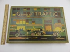 Vintage Milton Bradley Game Of Traffic Board Game Cars Art Deco USA Boxed Set