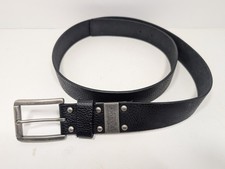 Calvin Klein Men's Black Leather Belt 40 Inch Nice Condition