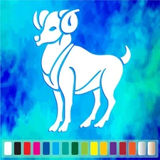 ARIES Symbol cut vinyl decal #2 car truck window Astrology stickers