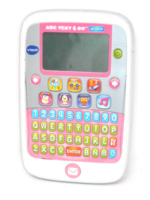 VTech ABC Text & Go Motion Phone Learning Educational Toy Handheld Game Pink