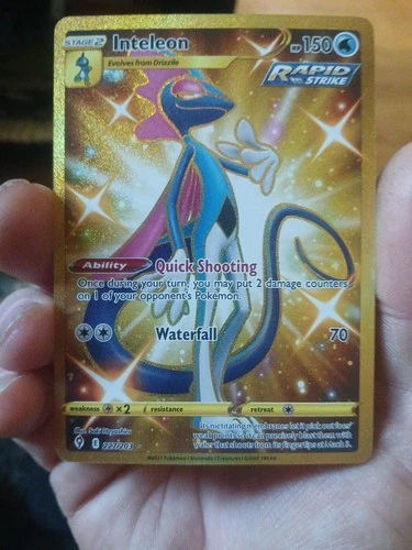 Pokemon Evolving Skies Inteleon Card NM-Mint, Secret Rare, 227/203 🔥 Mint 🔥