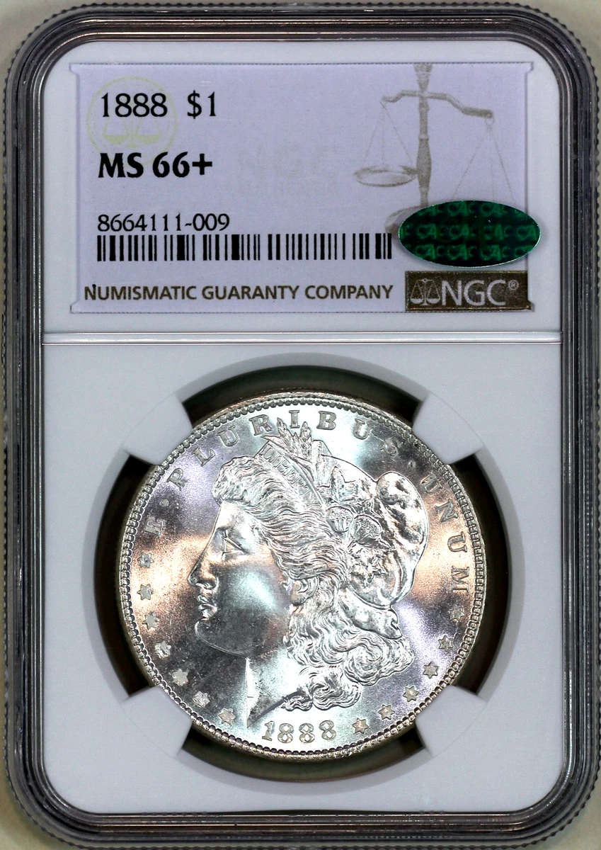 MS 66 Graded 1888 Year Morgan US Dollars (1878-1921) for sale | eBay