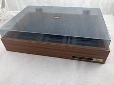 Teak Wood perspex lid 33 Cassette Tape Storage Box