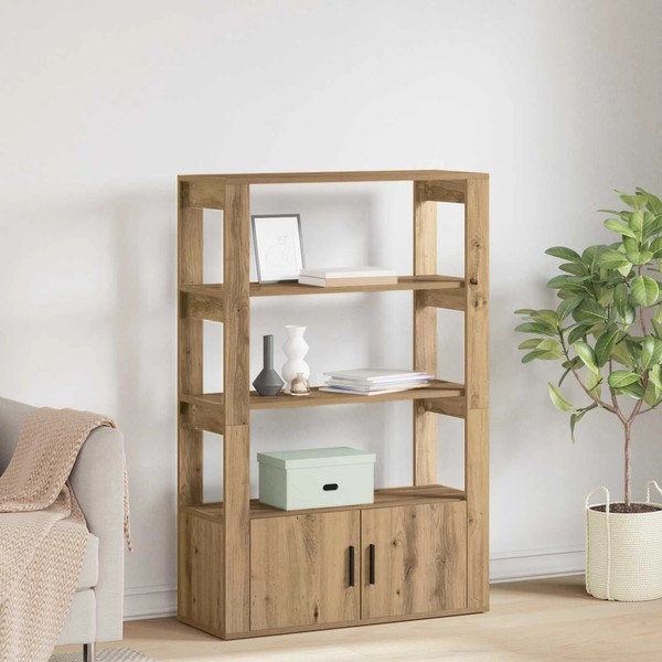 Sideboard Artisan-Eiche 30X80X119.5 Cm Holzwerkstoff Nachbildung-image
