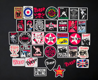 The Clash Inspired Stickers British Punk Rock London Calling Casbah Vinyl Decals