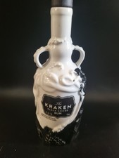 kraken rum limited edition Ceramic Empty Rum Bottle