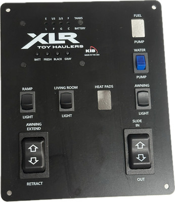 Forest RIver XLR Toy Hauler KIB Control Panel Light/Awning/Slide