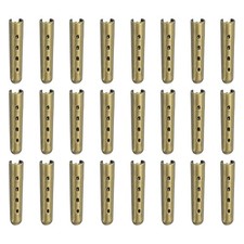 24Pcs 23mm Open Mouth Shoelace Tips Caps, Bronze
