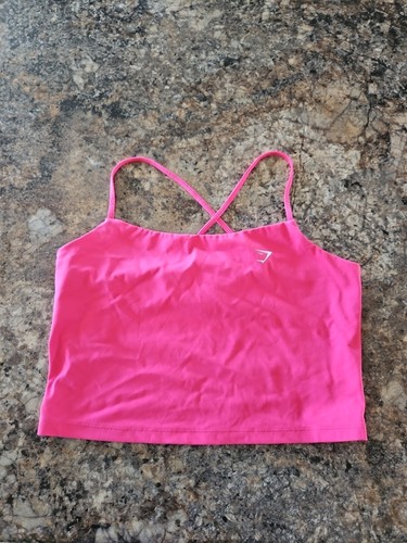 Gymshark Medium Women's Pink Training Cami With Shelf