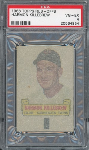 Harmon Killebrew 1966 Topps Rub Offs card