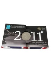 2011 Brilliant Uncirculated &pound;5 Coin London Olympics 2012 Cycling BU Sealed