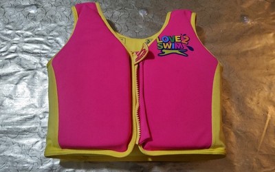  UNBENUTZT NEU Slazenger Love 2 Schwimmen Schwimm Schwimm Schwimm Auftrieb Weste Reißverschluss Alter 4-5   